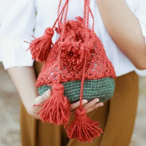Tori Jute Watermelon Bag