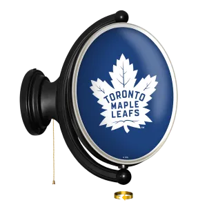 Toronto Maple Leaf: Original Oval Rotating Lighted Wall Sign