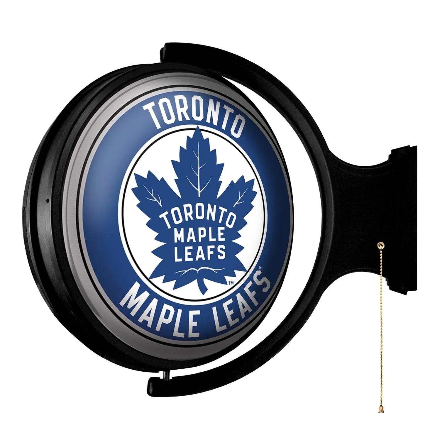Toronto Maple Leaf: Original Round Rotating Lighted Wall Sign