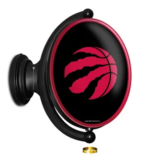 Toronto Raptors: Original Oval Rotating Lighted Wall Sign