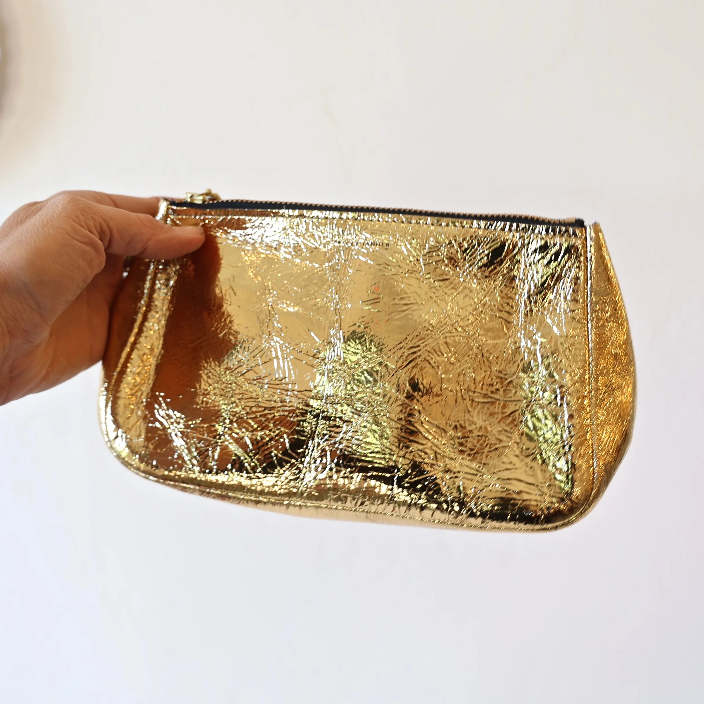 Tracey Tanner Medium Leather Cosmetic Bag or Clutch  - 3 Colors