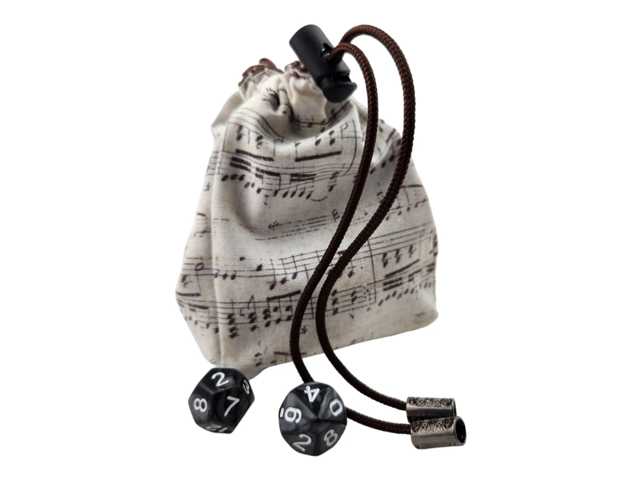 Treble Clef Dragon Dice Bag