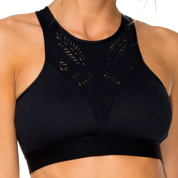 TRINIDAD - Elastic Band Sports Bra Top