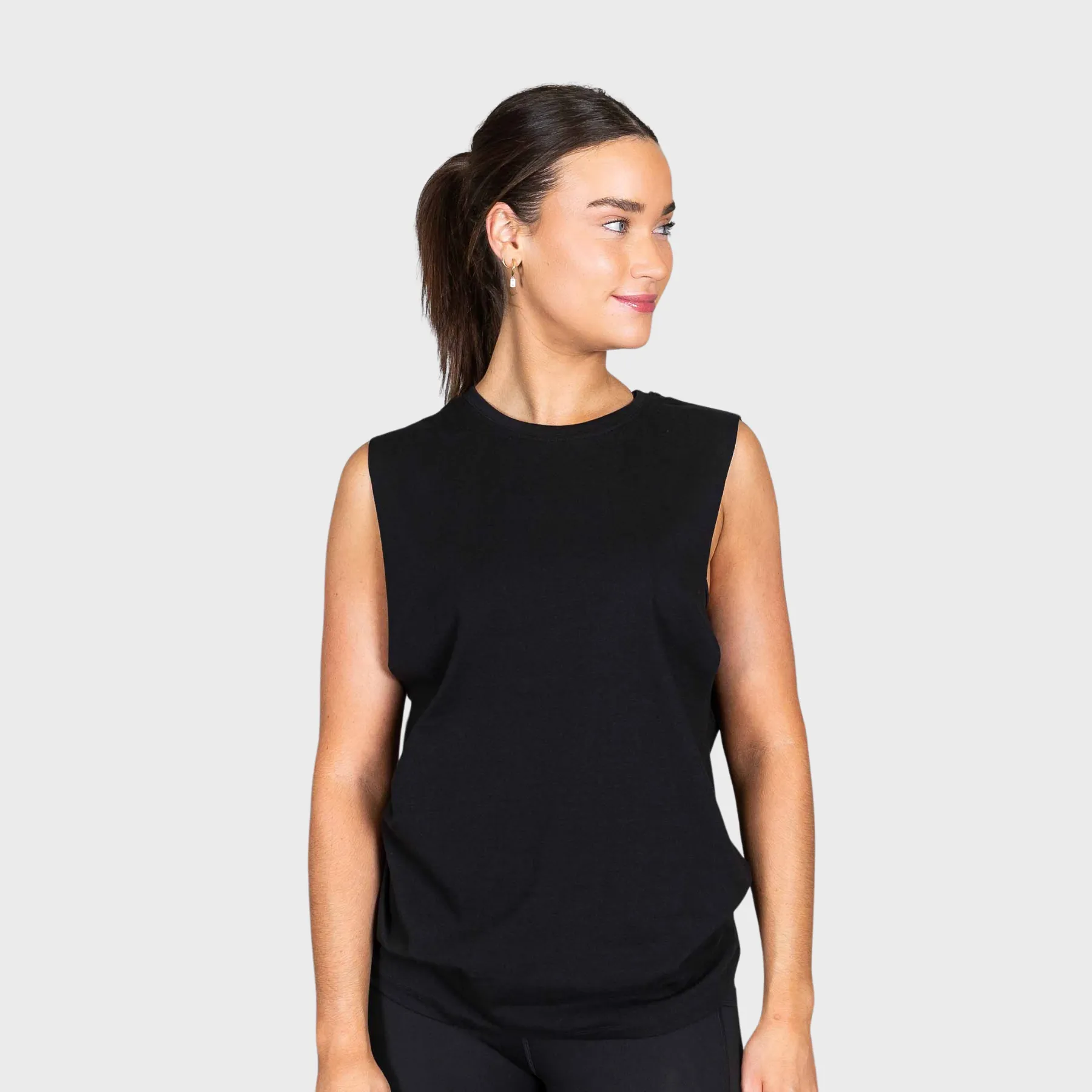 TWL - EVERYDAY MUSCLE TANK - BLANK - BLACK