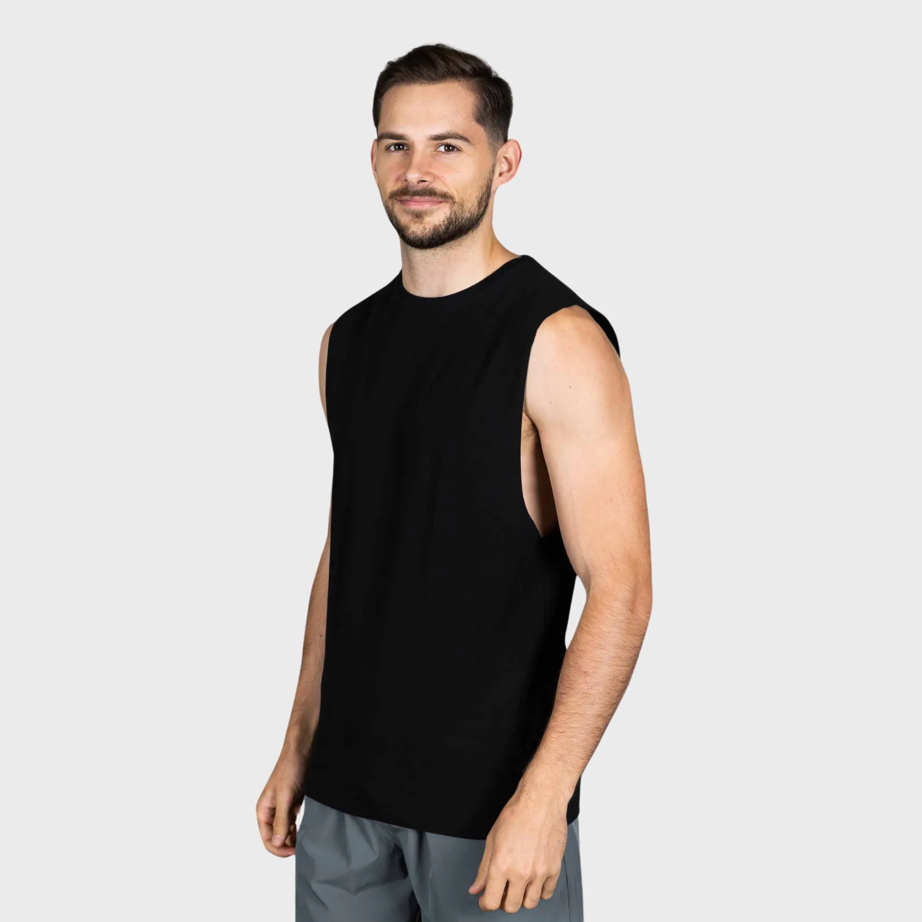 TWL - EVERYDAY MUSCLE TANK - BLANK - BLACK