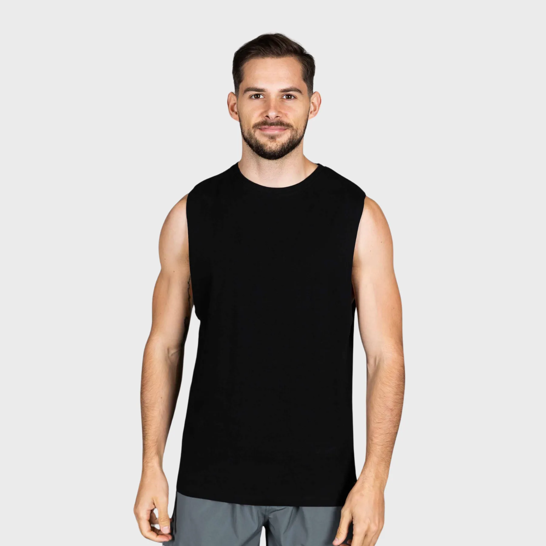 TWL - EVERYDAY MUSCLE TANK - BLANK - BLACK