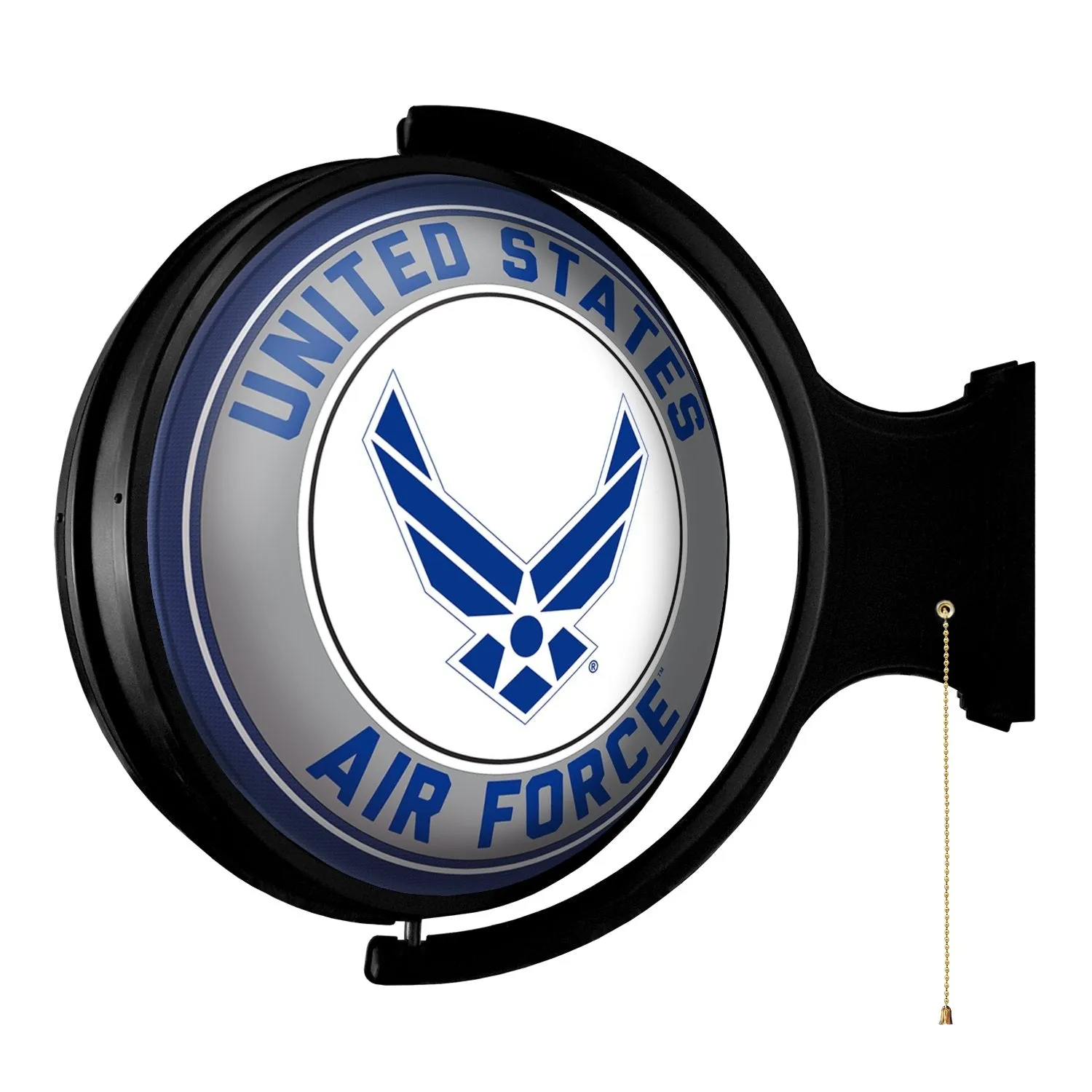 US Air Force: Original Round Rotating Lighted Wall Sign