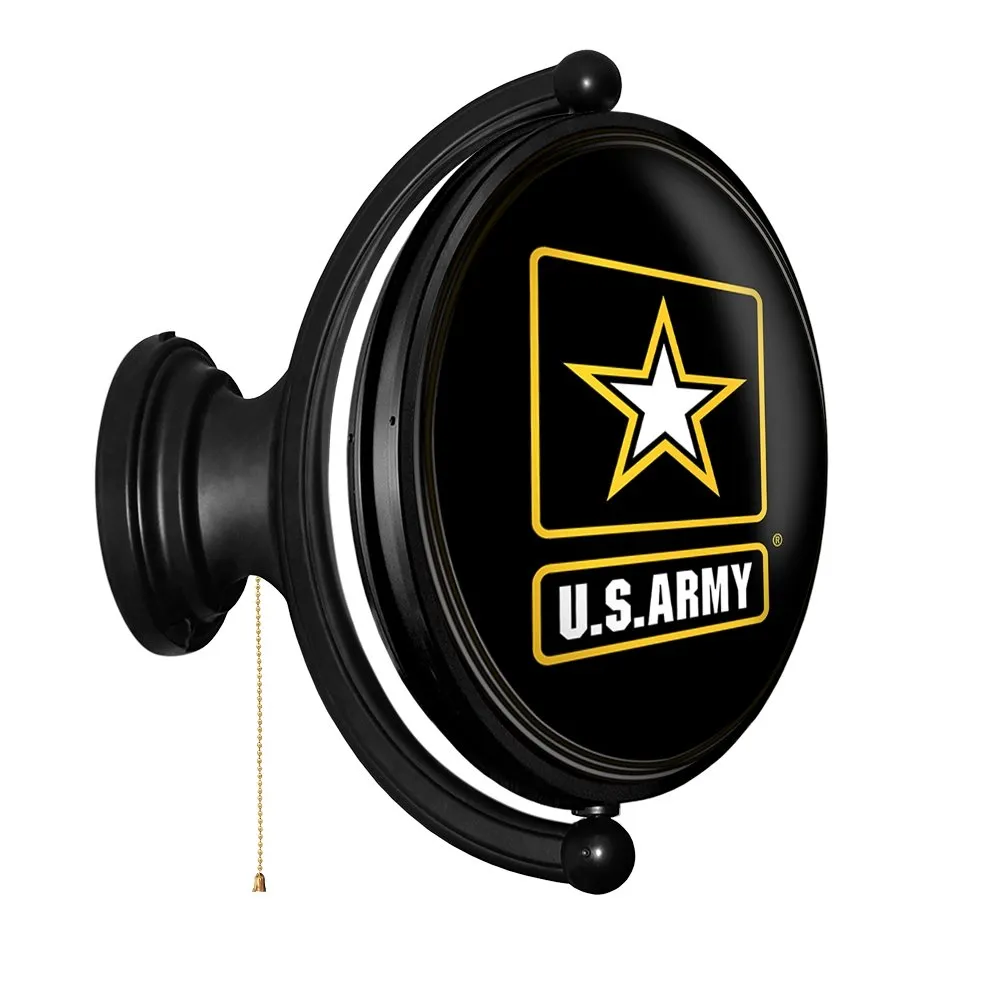 US Army: Original Oval Rotating Lighted Wall Sign