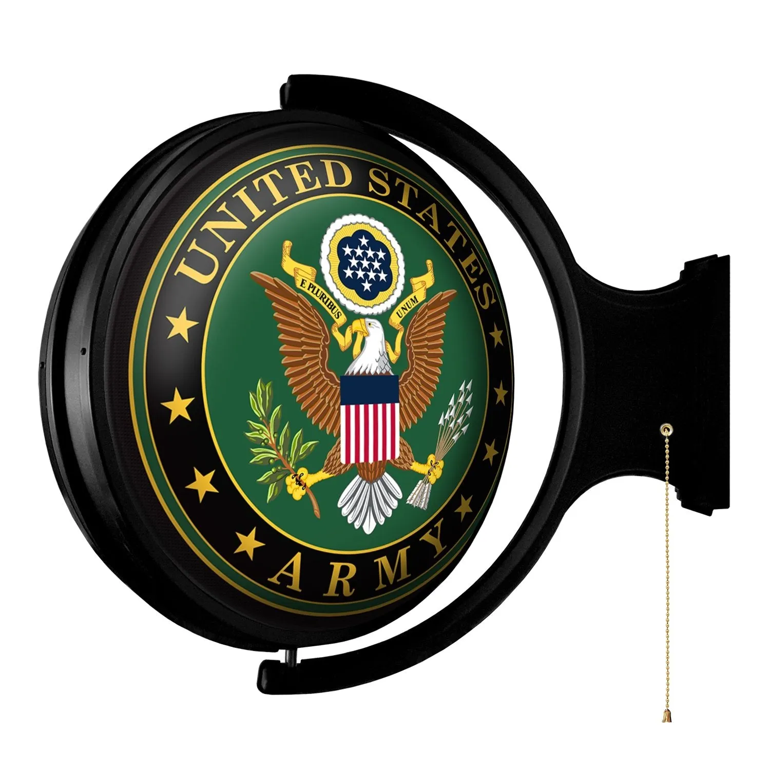 US Army: Original Round Rotating Lighted Wall Sign