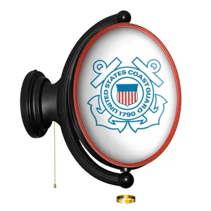 US Coast Guard: Original Oval Rotating Lighted Wall Sign