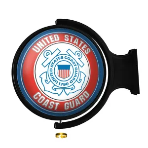 US Coast Guard: Original Round Rotating Lighted Wall Sign