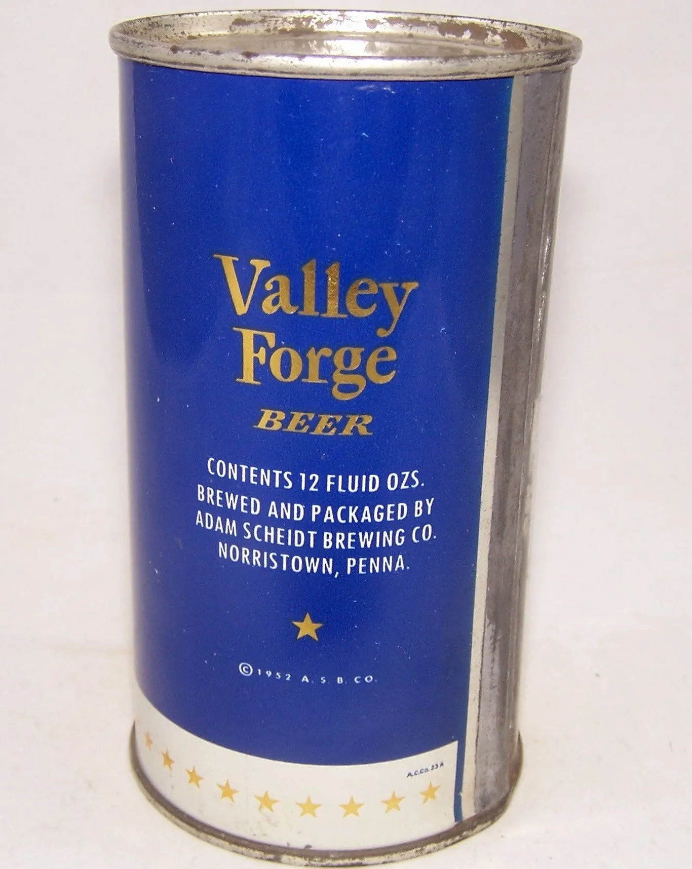 Valley Forge Beer, USBC 143-01, Grade 1/1  Sold on 07/03/17