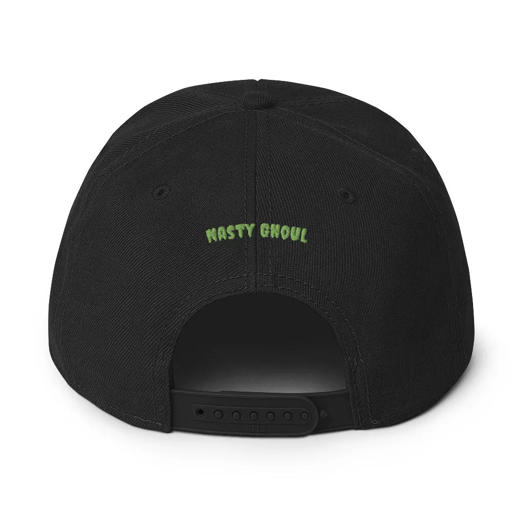 Vampire Teeth Snapback Hat