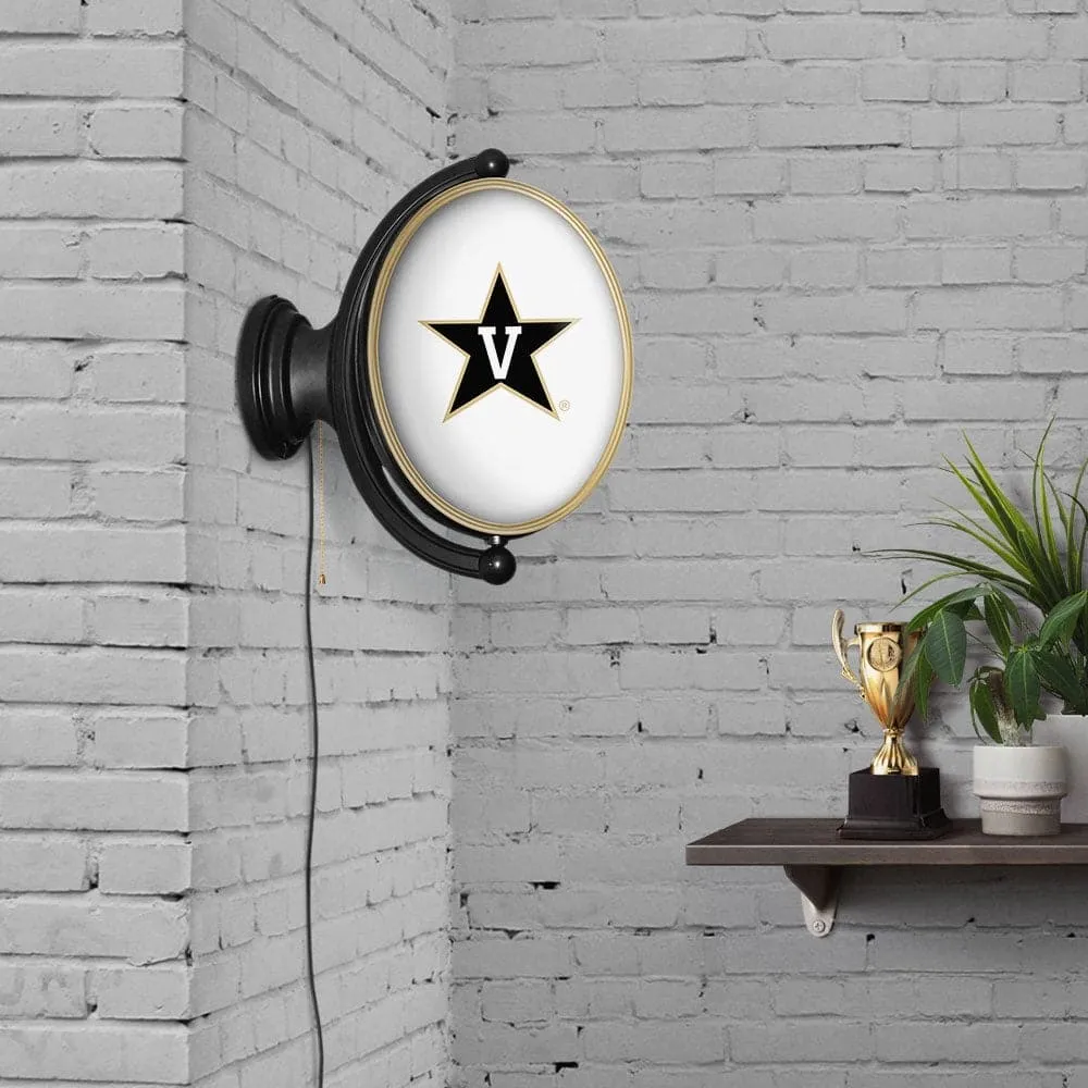 Vanderbilt Commodores: Original Oval Rotating Lighted Wall Sign