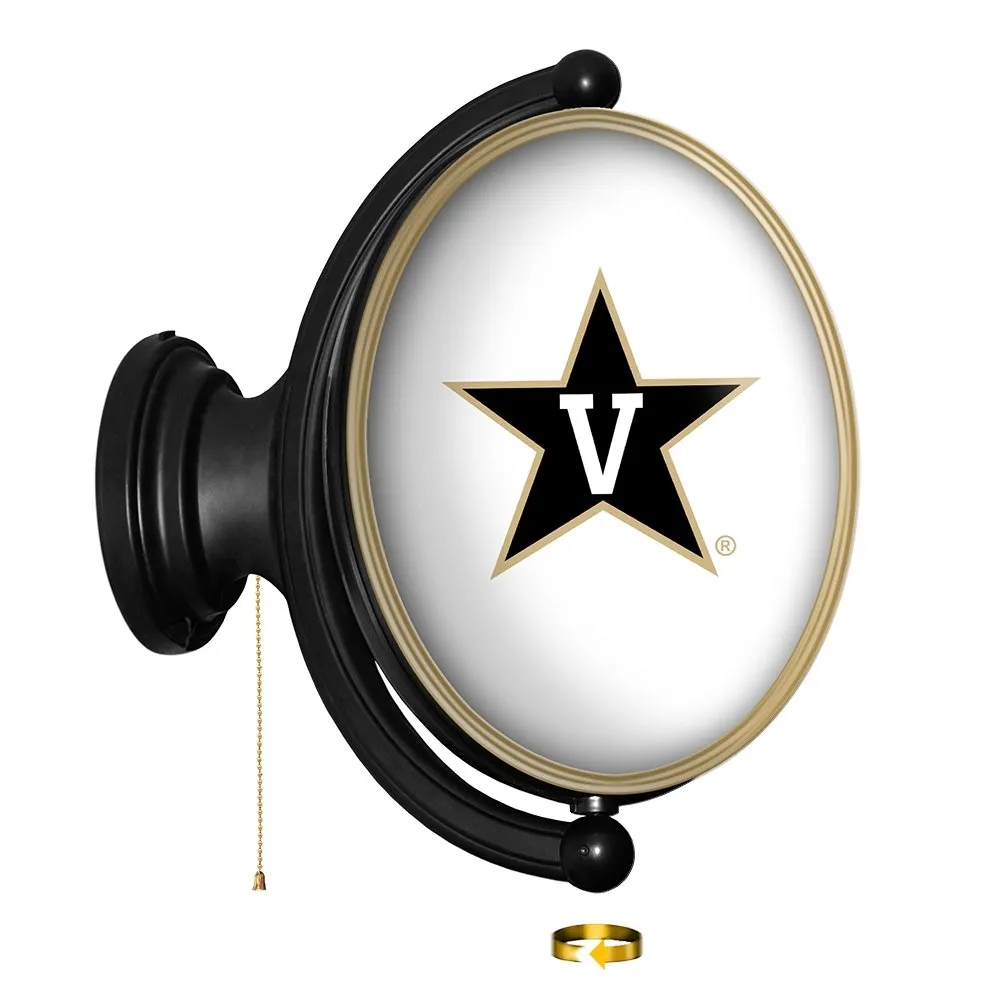 Vanderbilt Commodores: Original Oval Rotating Lighted Wall Sign
