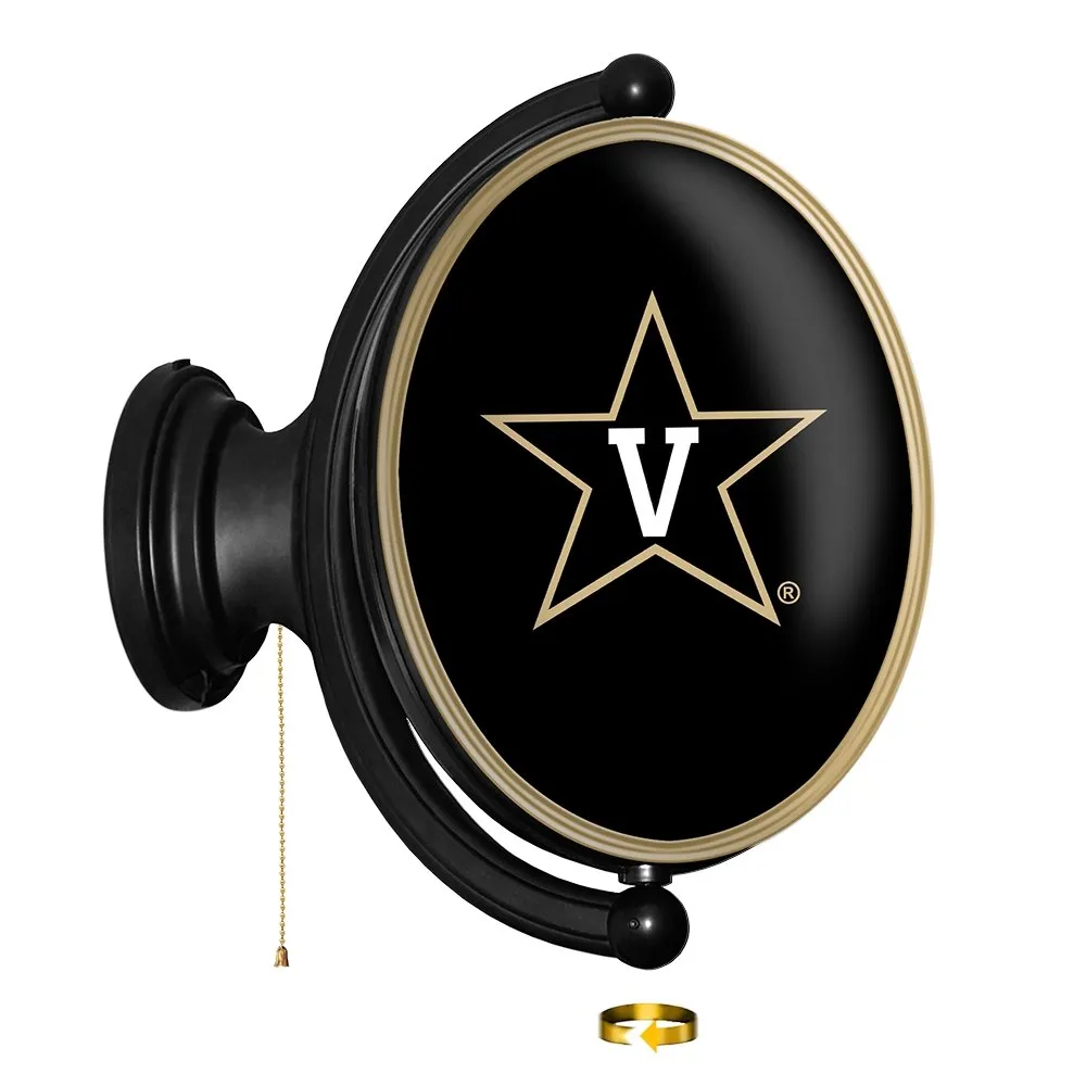 Vanderbilt Commodores: Original Oval Rotating Lighted Wall Sign
