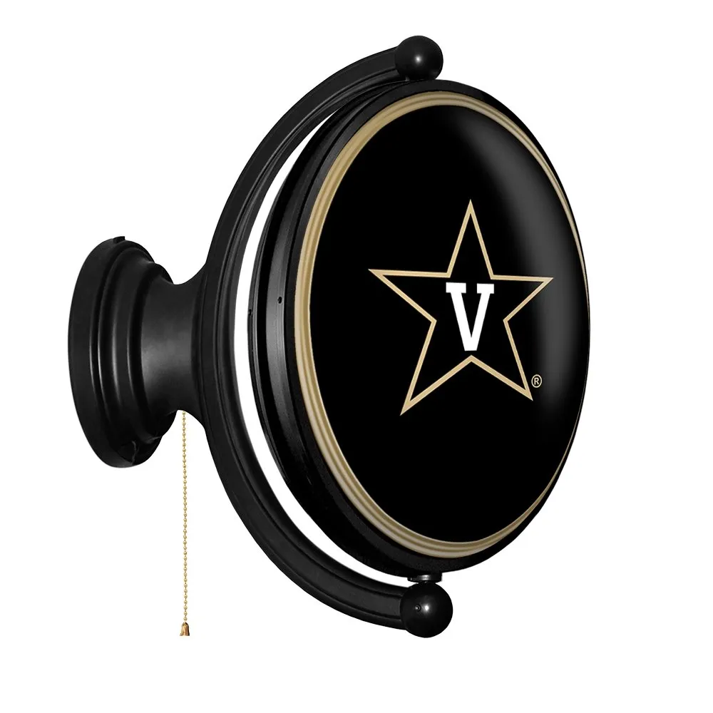 Vanderbilt Commodores: Original Oval Rotating Lighted Wall Sign