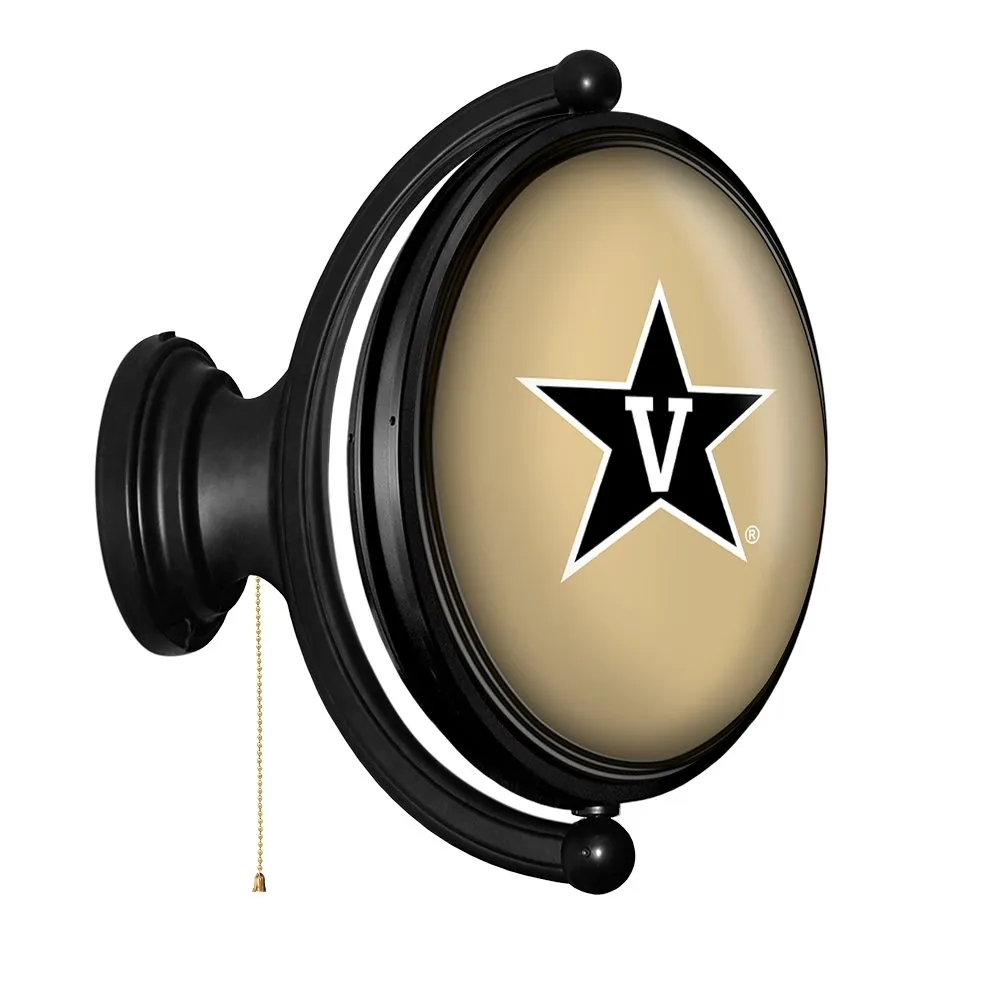 Vanderbilt Commodores: Original Oval Rotating Lighted Wall Sign