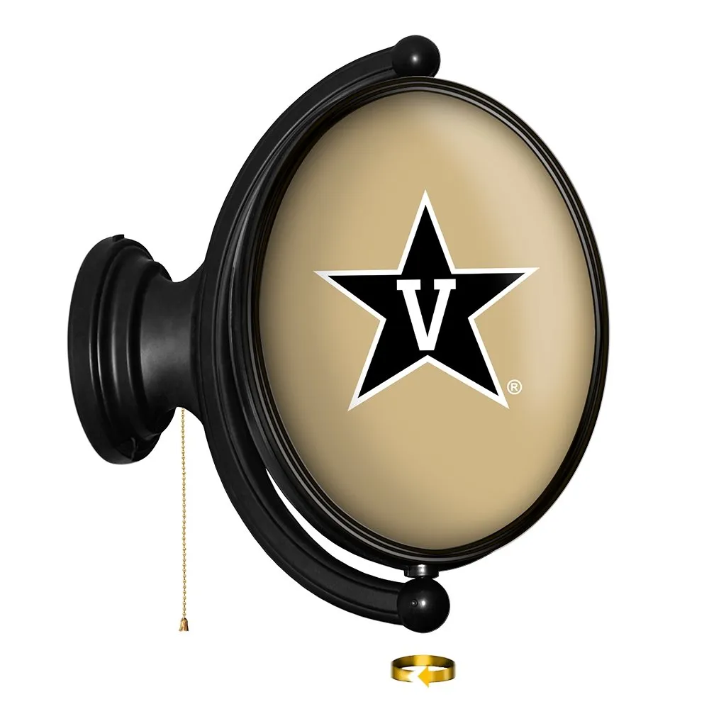 Vanderbilt Commodores: Original Oval Rotating Lighted Wall Sign