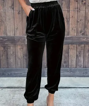 Velvet Joggers