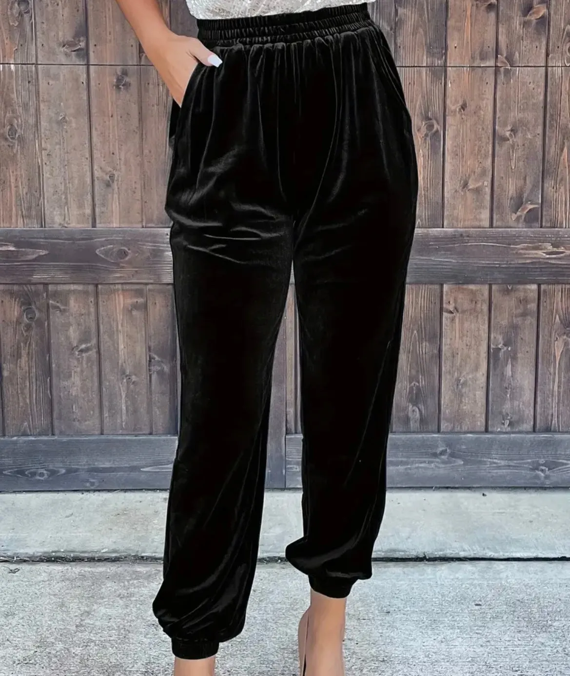 Velvet Joggers