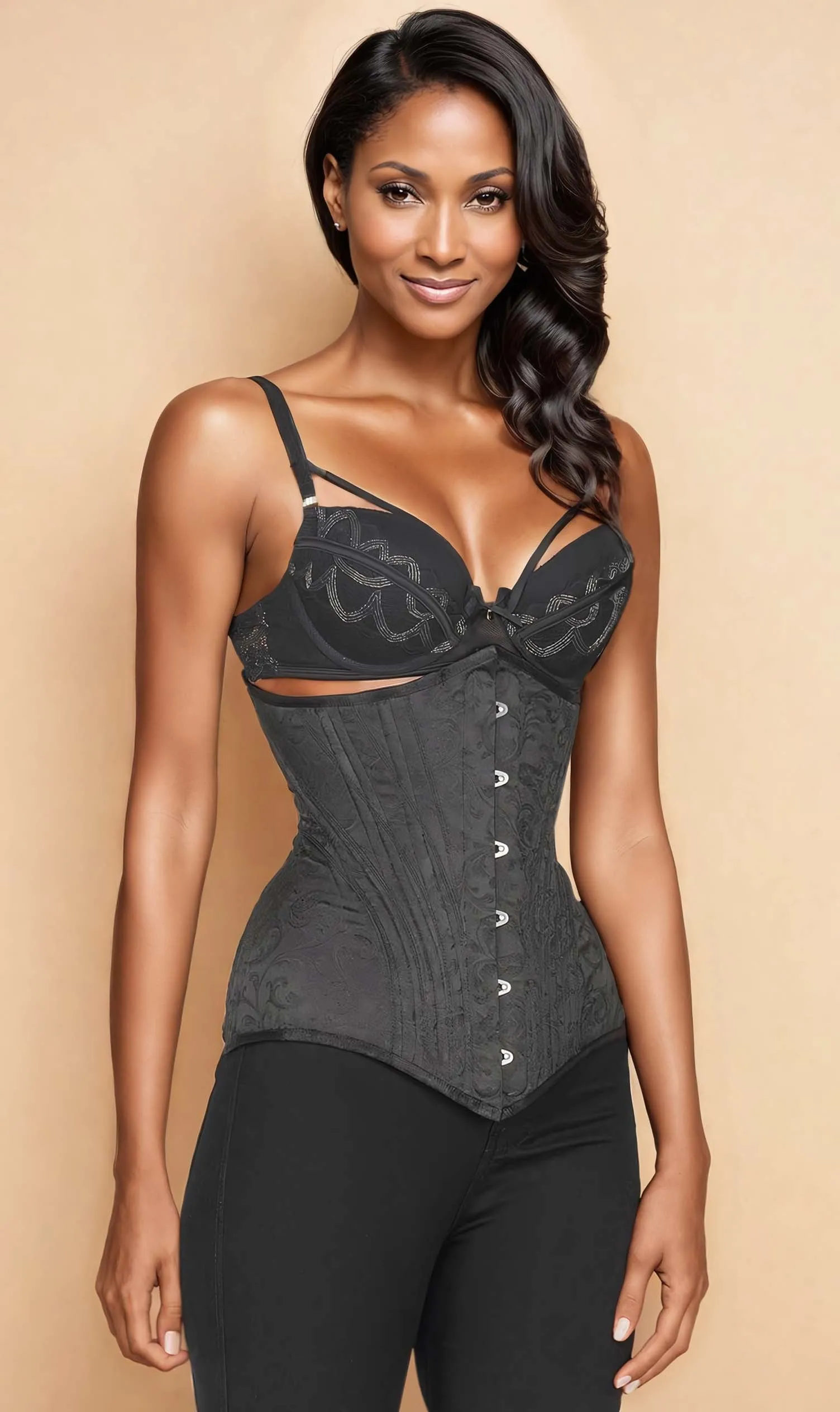 VG-16813 - Waist Cincher Brocade Corset