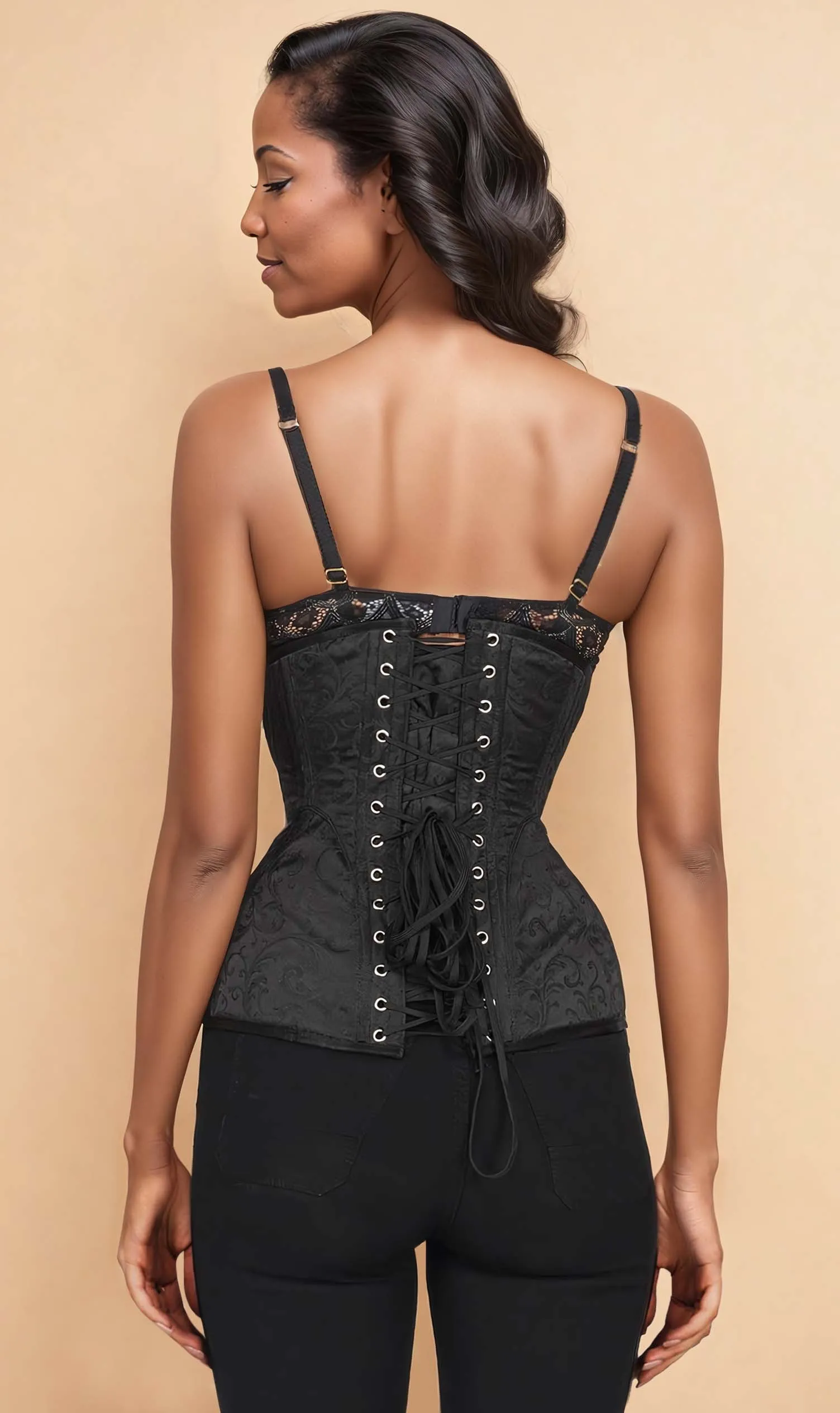 VG-16813 - Waist Cincher Brocade Corset
