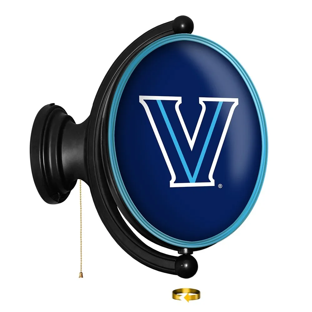Villanova Wildcats: Original Oval Rotating Lighted Wall Sign