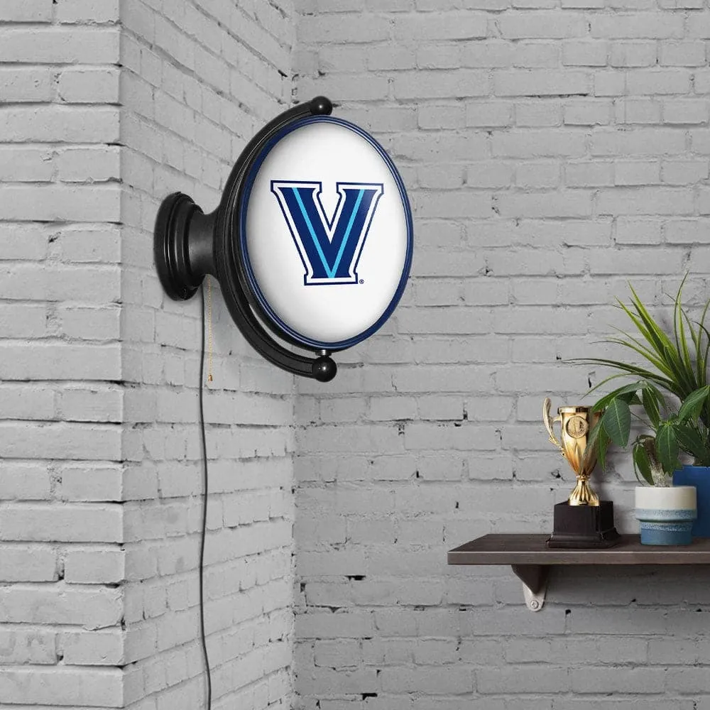 Villanova Wildcats: Original Oval Rotating Lighted Wall Sign