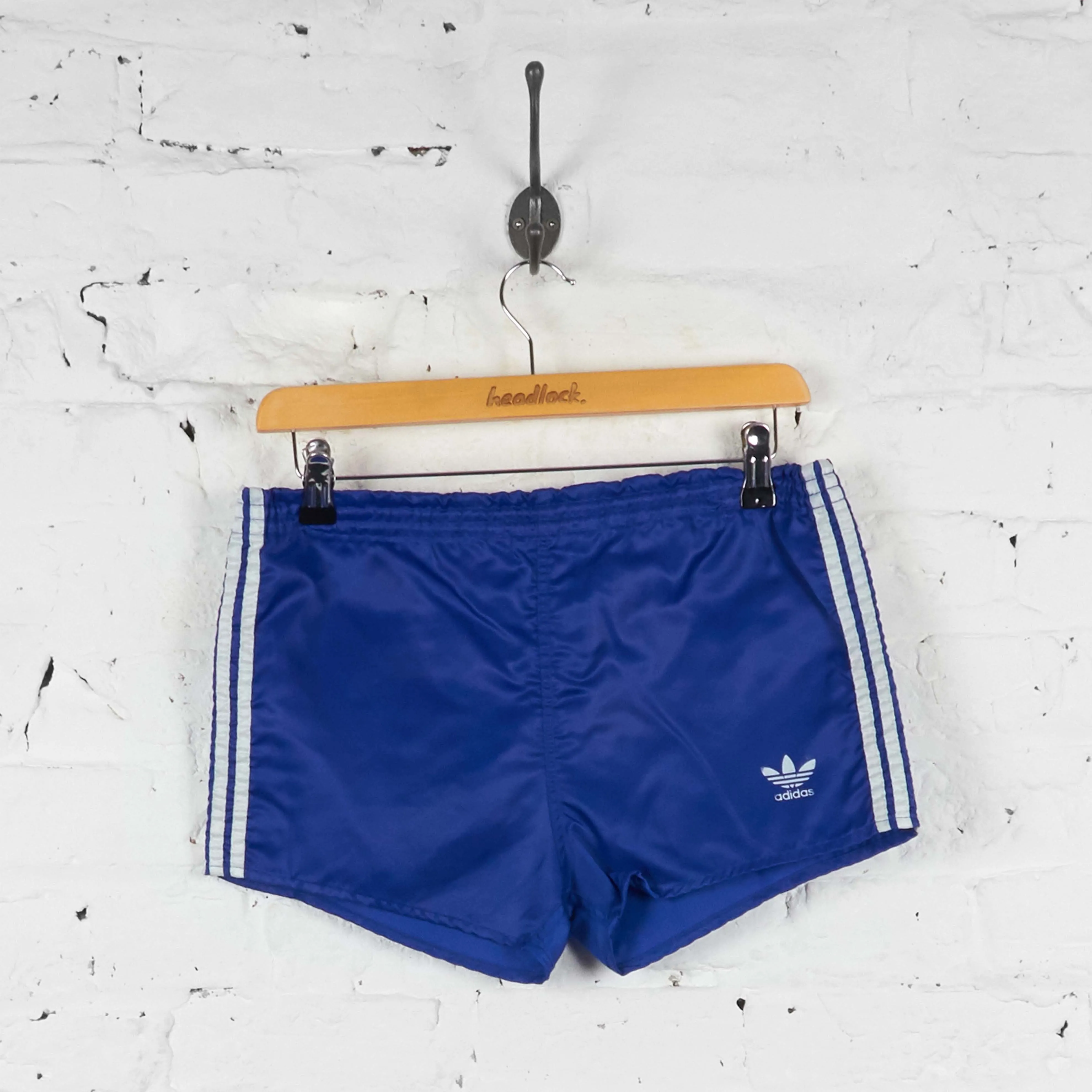 Vintage Adidas Running Shorts - Blue - S