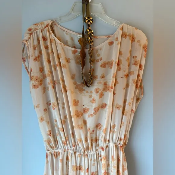 Vintage Paper Crown Maxi Dress with Jeweled Belt