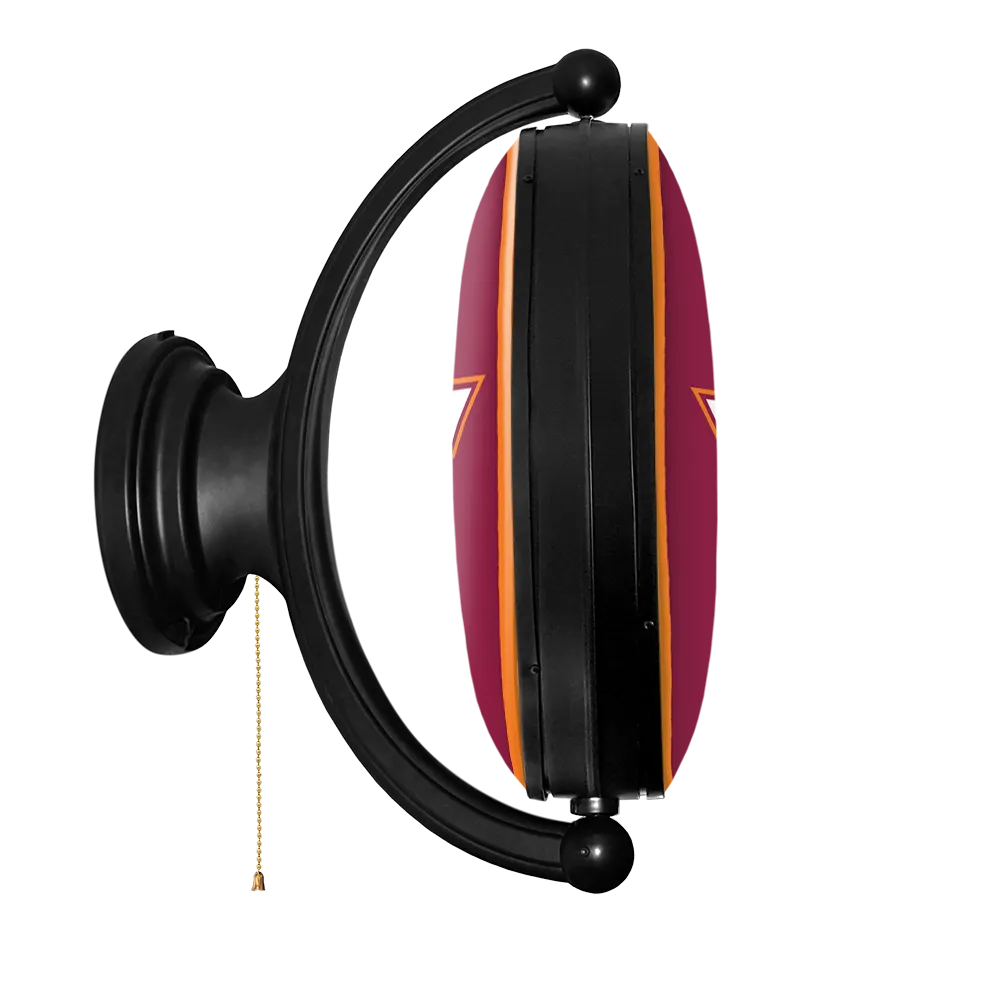 Virginia Tech Hokies: Original Oval Rotating Lighted Wall Sign