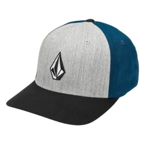 Volcom Full Stone Heather Flexfit Cap - Deep Blue