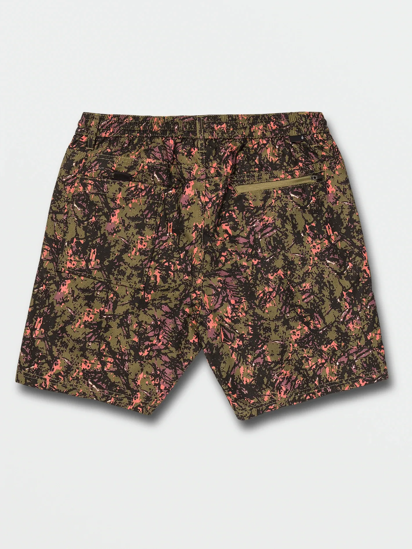 Volcom Mens Topside Trail Elastic Waist Shorts