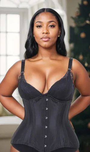 Waist Trainer Taffeta Longline Corset