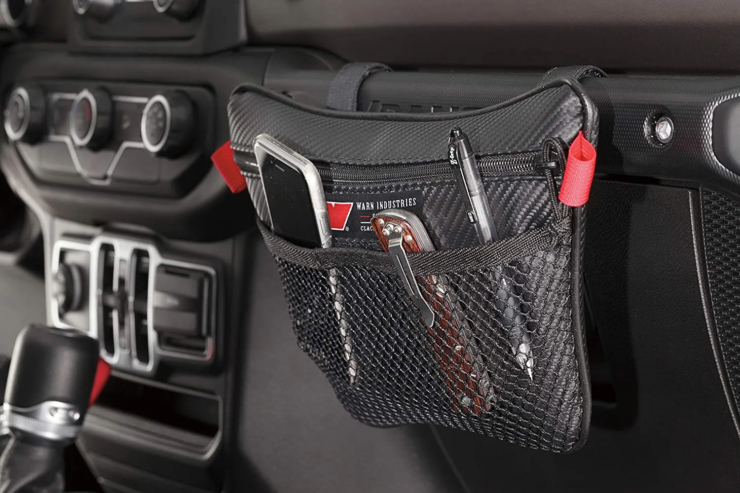 Warn - Epic Trail Gear Slim Passenger Grab Handle Storage Bag