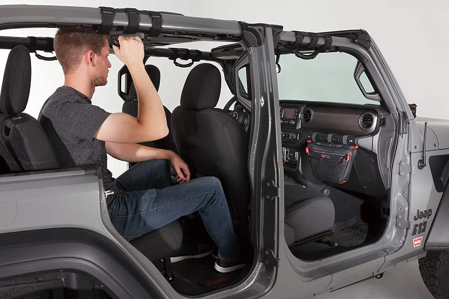Warn - Epic Trail Gear Slim Passenger Grab Handle Storage Bag