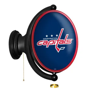 Washington Capitals: Original Oval Rotating Lighted Wall Sign