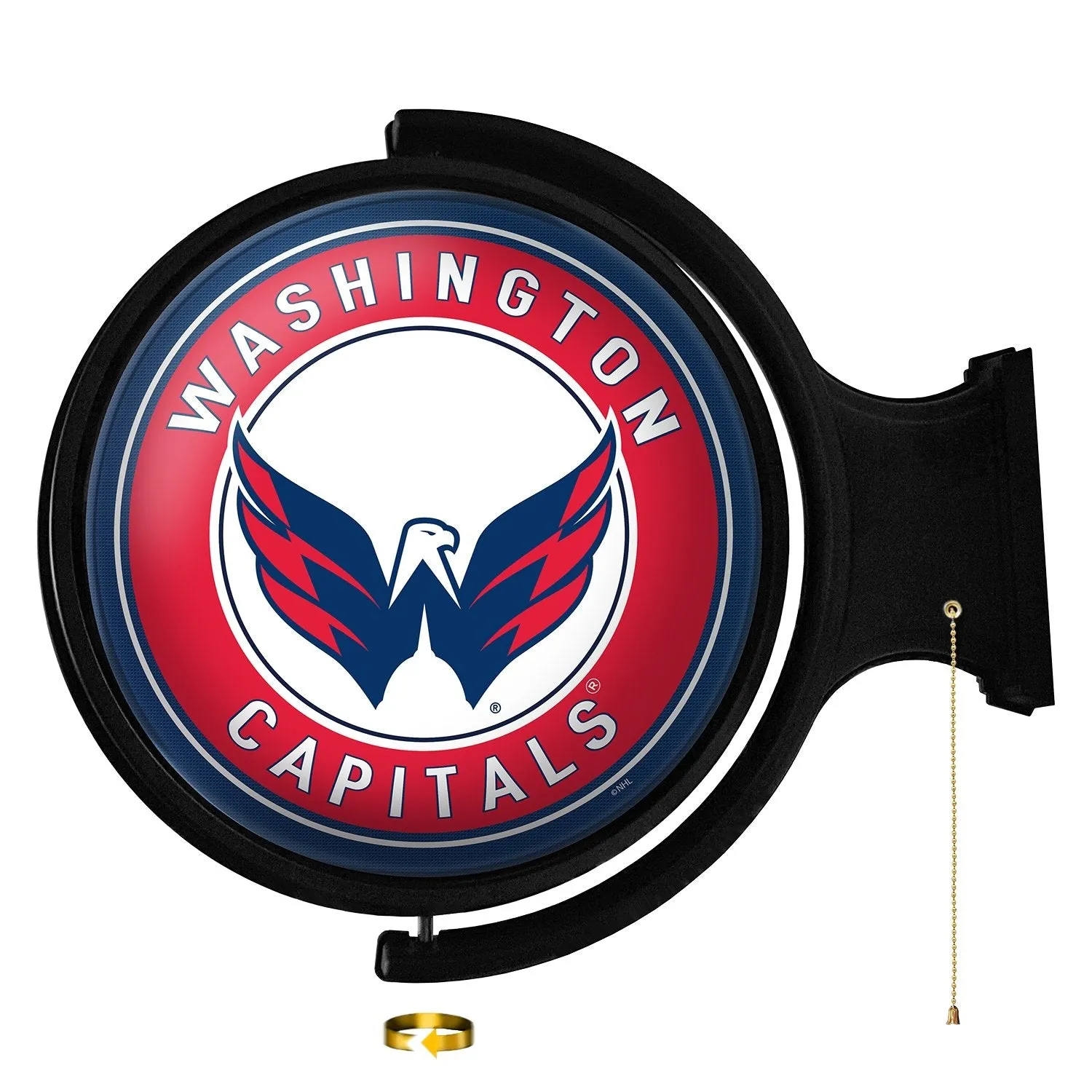Washington Capitals: Original Round Rotating Lighted Wall Sign