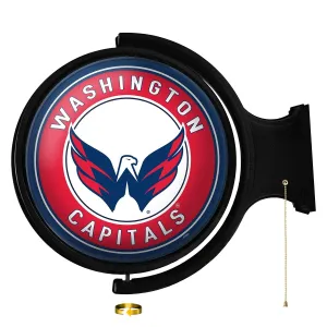 Washington Capitals: Original Round Rotating Lighted Wall Sign