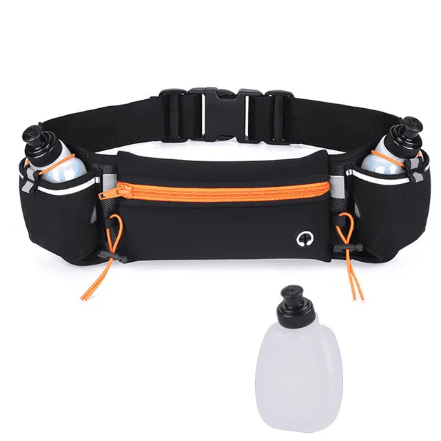 water bottle running belt , hydration waist bag for men and women for running, hiking, rock climbing -
