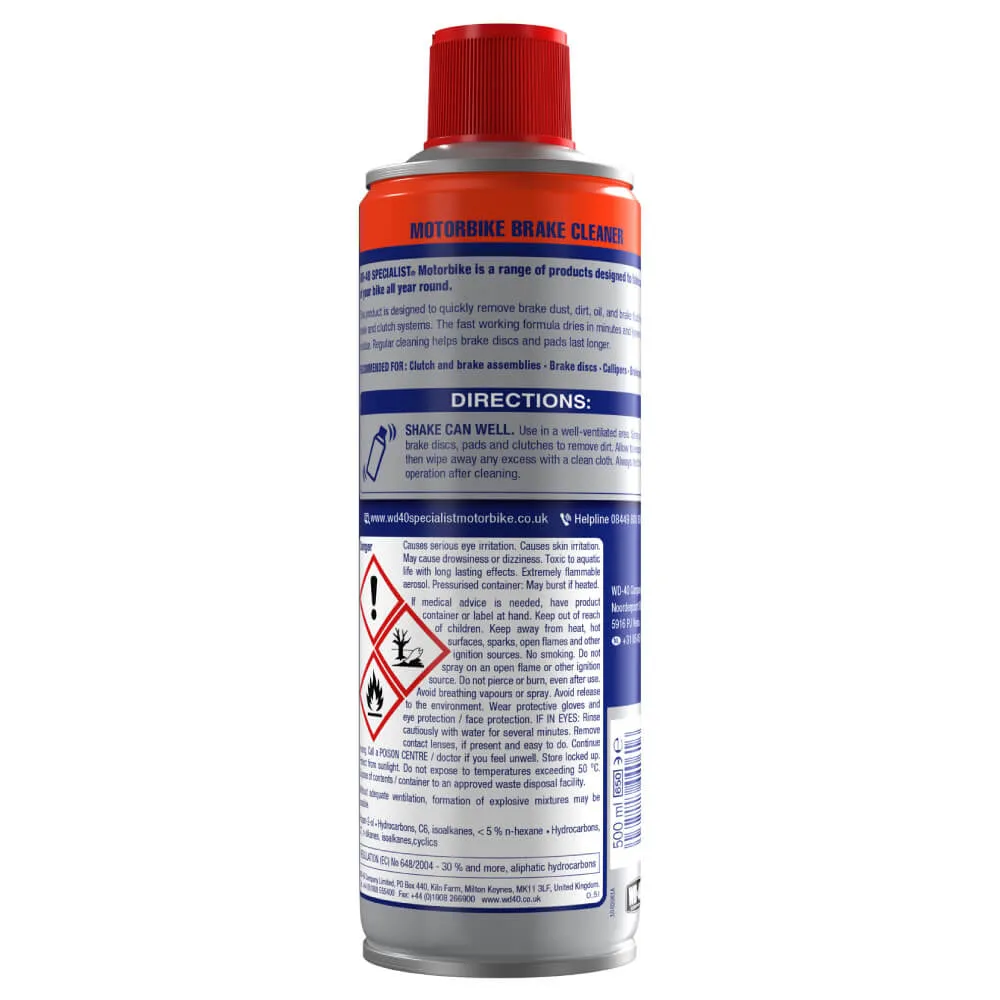 WD-40 Specialist Motorbike Brake Cleaner (500ml)