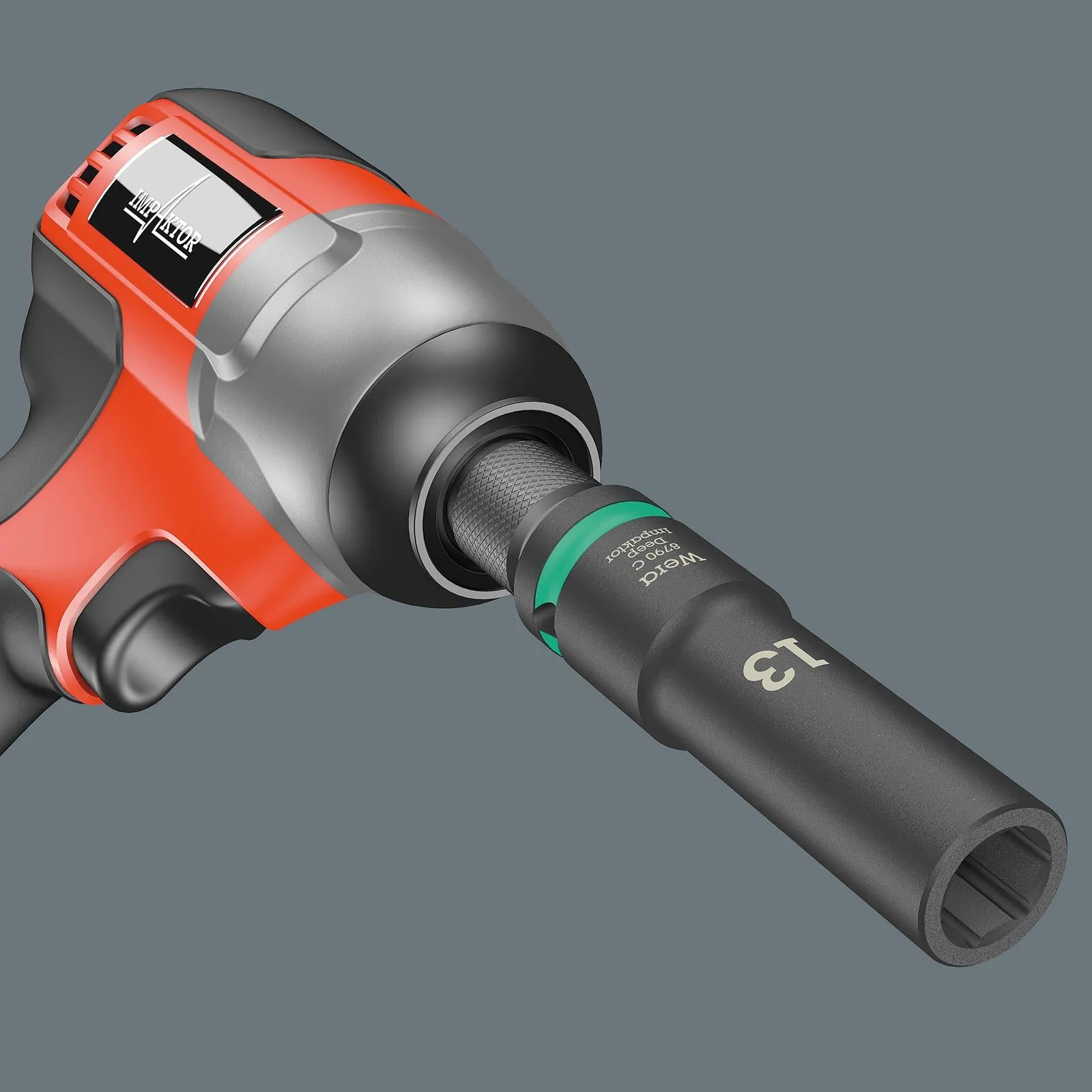 Wera Deep Impact Socket Impaktor with 1/2" Drive Zyklop 8790 C 17mm x 83mm