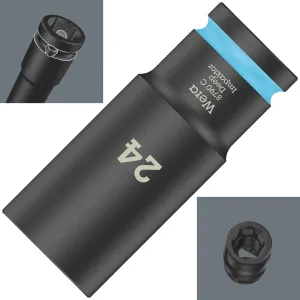 Wera Deep Impact Socket Impaktor with 1/2" Drive Zyklop 8790 C 24mm x 83mm