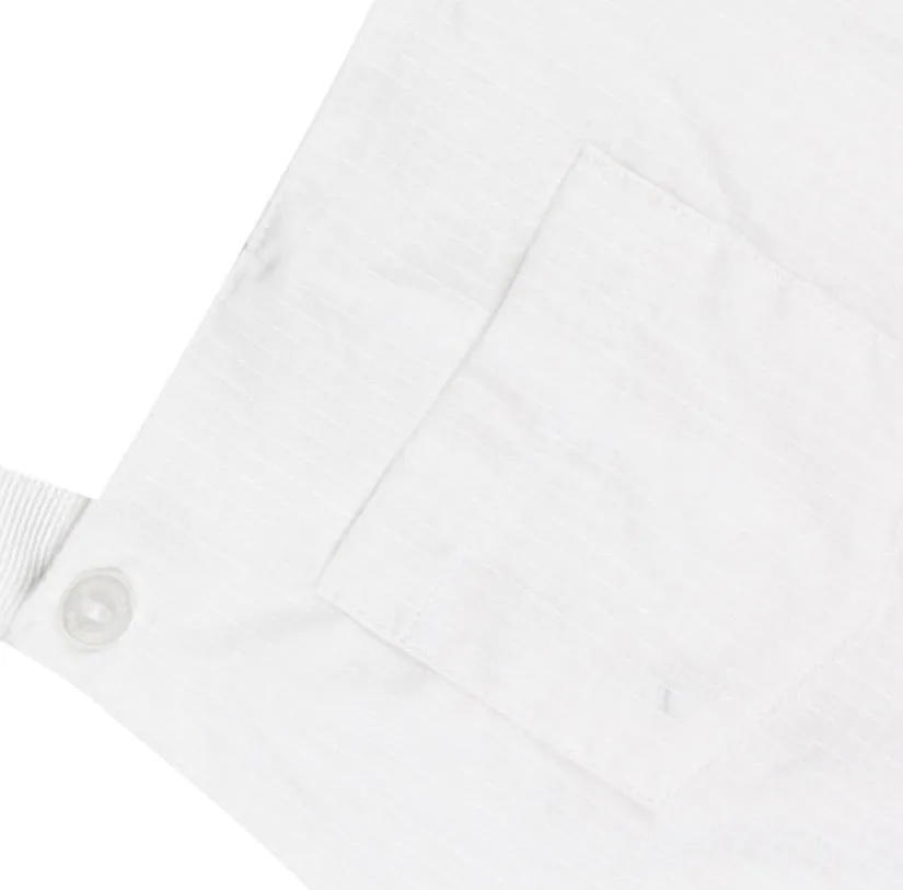 White Dungarees