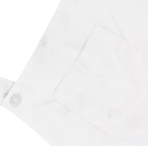 White Dungarees