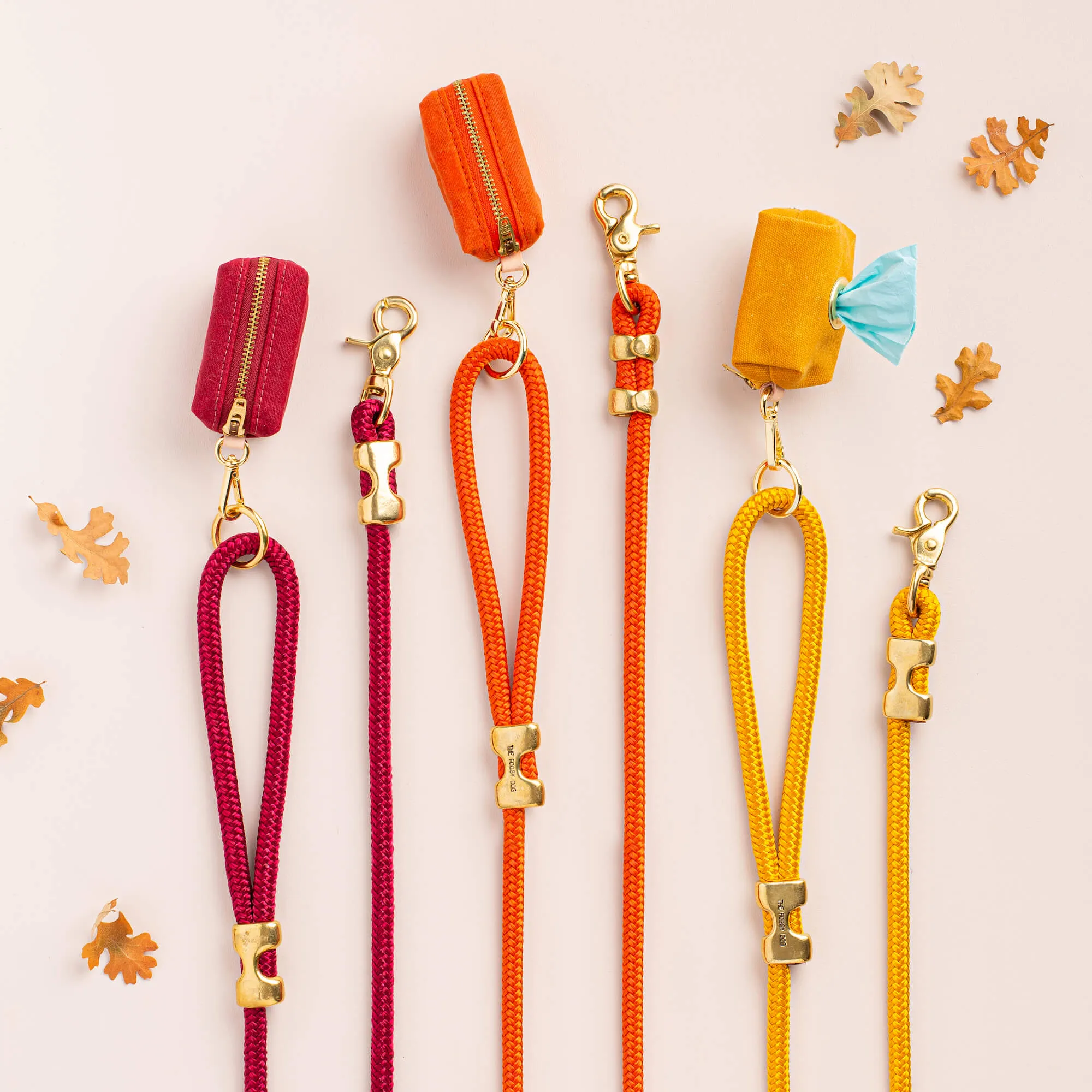 Wine Marine Rope Dog Leash