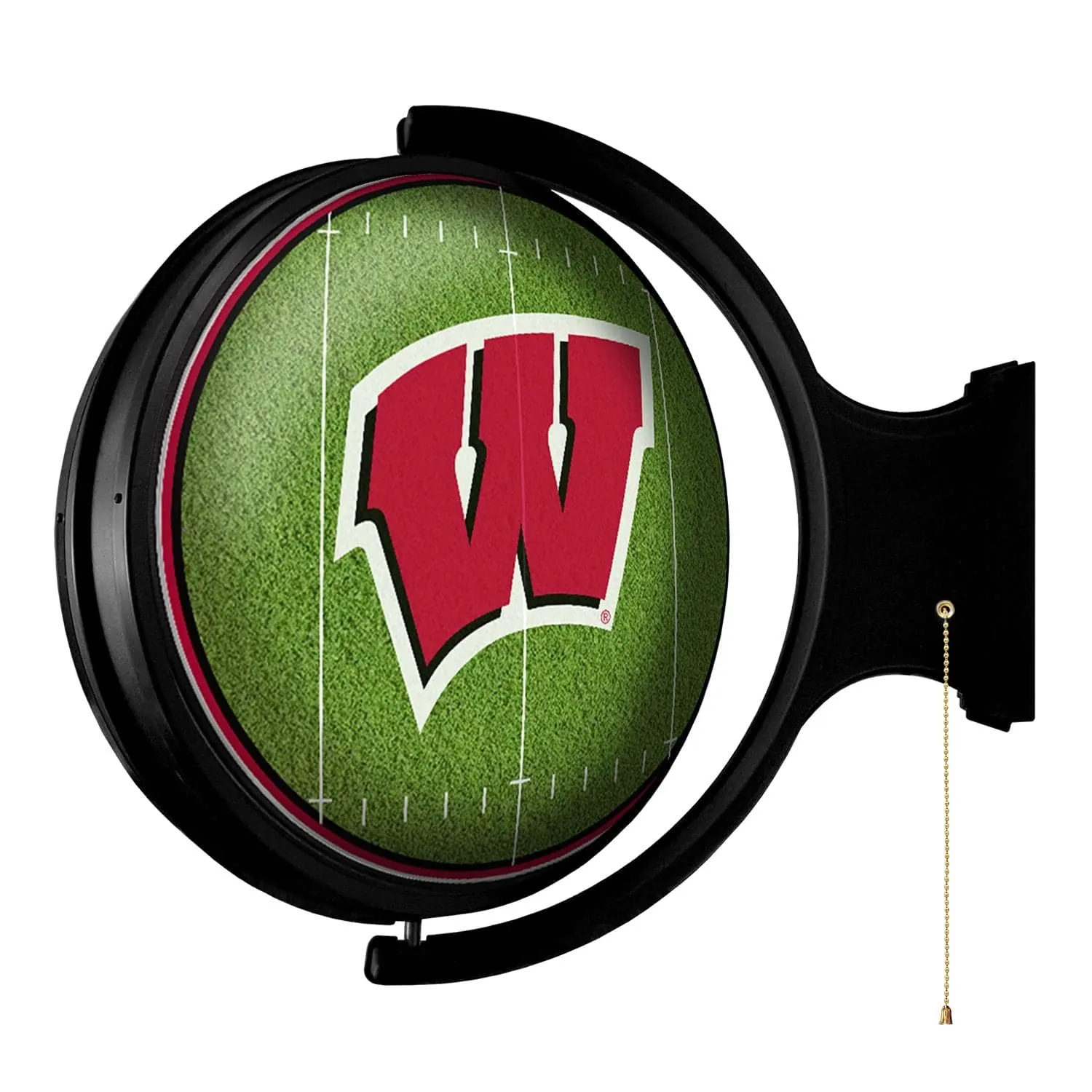Wisconsin Badgers: On the 50 - Rotating Lighted Wall Sign