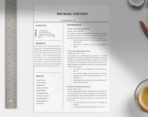 Wiz Professional CV Template