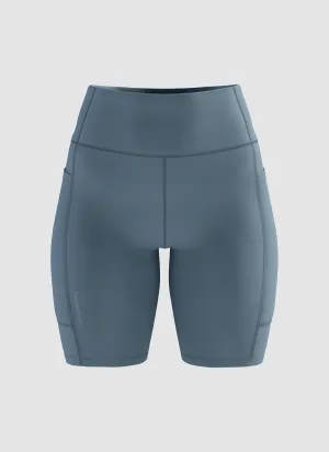 Women's Flex Half Tights - Ocean Blue